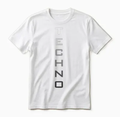 Techno Party Festival Electro Music Tekkno Rave House Trance T-Shirt, Black, S Unisex T-Shirt - White