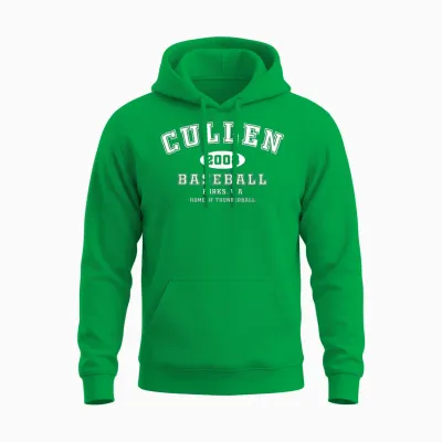 Cullen Baseball Forks Washington, Home of Thunderball Unisex Hoodie - Irish Green