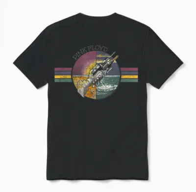 Pink Floyd Welcome to the Machine T-Shirt, Black, S Unisex T-Shirt - Black