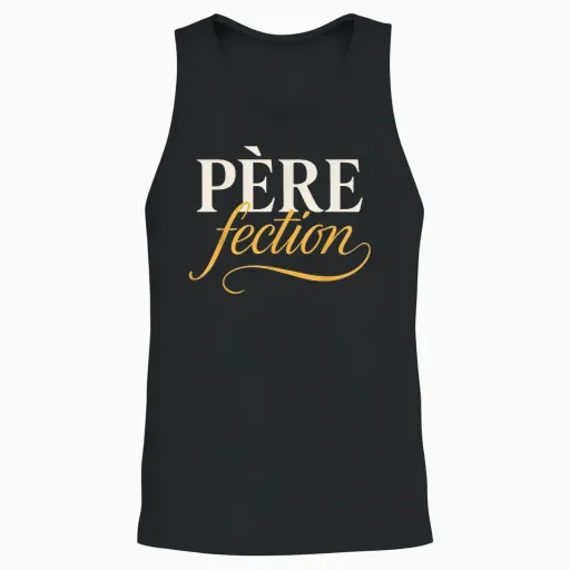 Father's Day Shirt Gift Dad Unisex Tank Top - Black