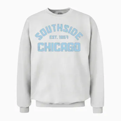 Chicago Illinois Souvenir Gift Unisex Sweatshirt - White