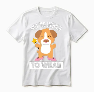 Dog Puppy Child Dog Lovers Funny Unisex T-Shirt - White