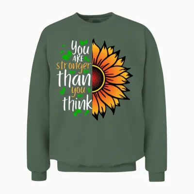 Mental Health Mental Health Mental Health Unisex Sweatshirt - Military Green