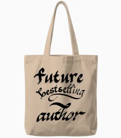 Future Bestselling Author Tote Bags - Natural