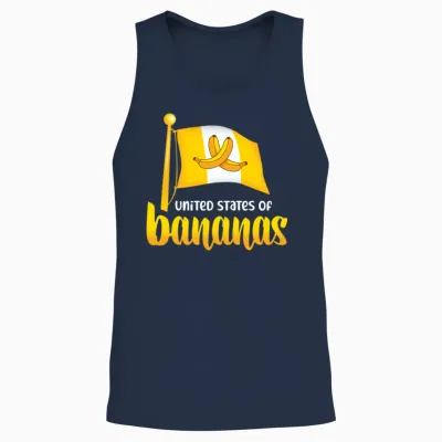 Funny Sayings Unisex Tank Top - Navy