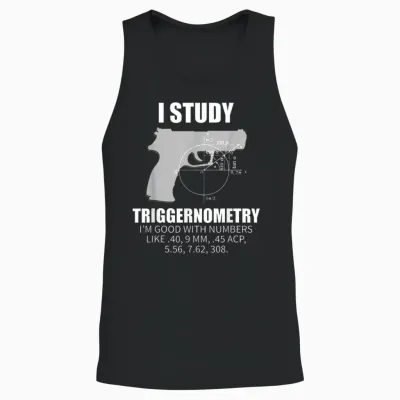 Triggernometry Gun Owner 2nd Amendment Rights Gift Unisex Tank Top - Black