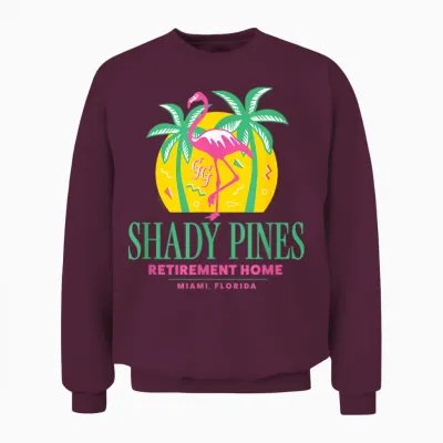 The Golden Girls - Shady Pines Retirement Home Unisex Sweatshirt - Maroon