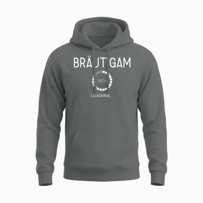 Bräutigam Loading Jga Männer Tshirt Bräutigam Outfit Unisex Hoodie - Graphite Heather