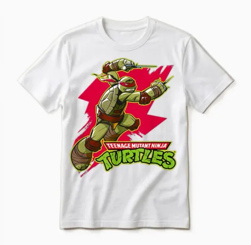 Raphael - Red Splash Unisex T-Shirt in White