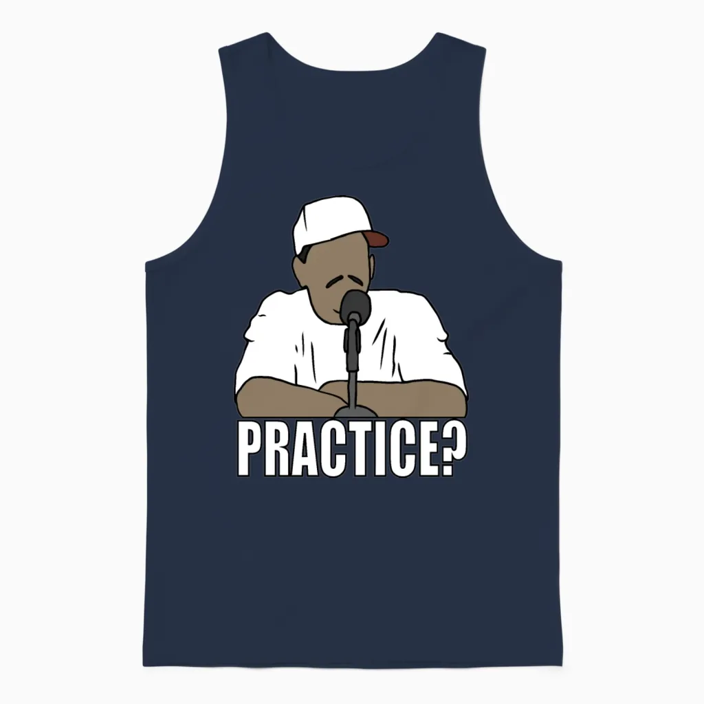 Allen Iverson Practice Unisex Tank Top - Navy