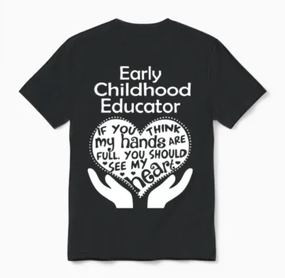 Early Childhood Educator Unisex T-Shirt - Black