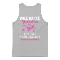 Grandmothers Day Pole Dancer Pole Dance Grandma Unisex Tank Top - Ash – 1
