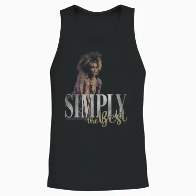 Tina Turner Simply the Best Unisex Tank Top - Black