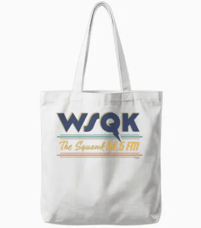 Stranger Things S5v1 Wsqk the Squawk Officially Licensed Tote Bags - White