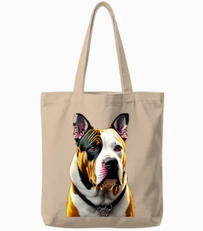Dog Tote Bags - Natural