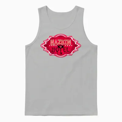 Hazbin Hotel - Title Unisex Tank Top - Ash