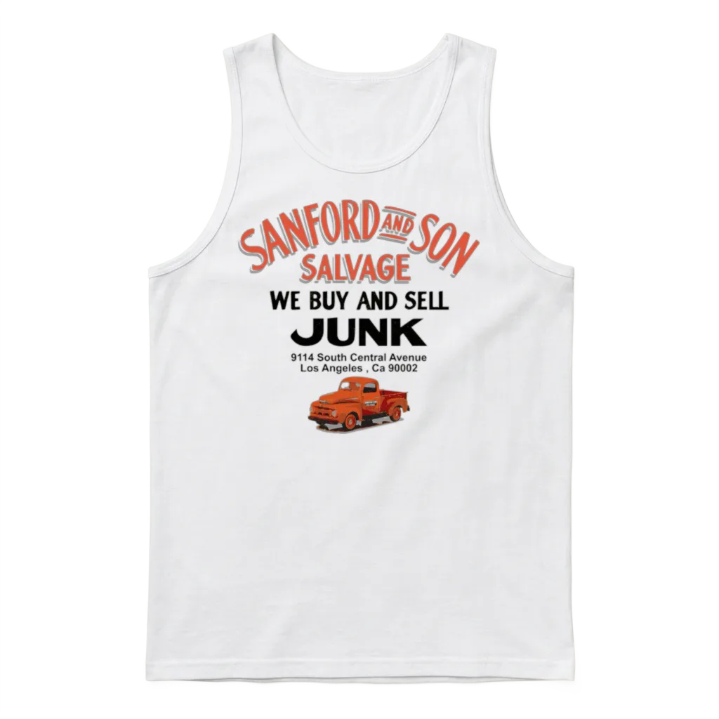 Sanford & Son Classic Tv Salvage Unisex Tank Top - White