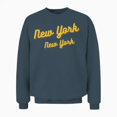 New York Retro Unisex Sweatshirt - Dark Heather
