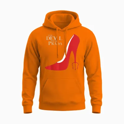 Devil Wears Prada Shoe Unisex Hoodie - Safety Orange