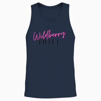 Team Wildberry Lillet I Summer Fruits Wine Cocktail Malle T-Shirt, White Unisex Tank Top - Navy