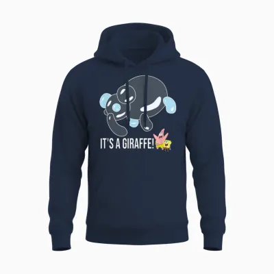 Spongebob & Patrick - It's a Giraffe! Unisex Hoodie - Navy