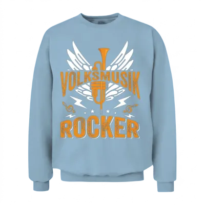 Folk Music Party Festival Outfit German Hits Unisex Sweatshirt - Light Blue