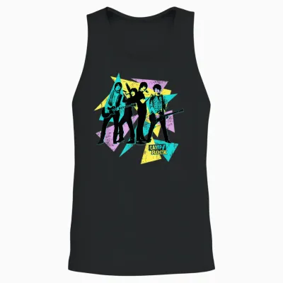 Disney Channel Camp Rock Mitchie Torres and Connect 3 Unisex Tank Top - Black