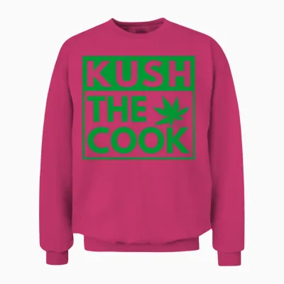 Kush the Cook Funny Weed Marijuana Design Unisex Sweatshirt - Heliconia