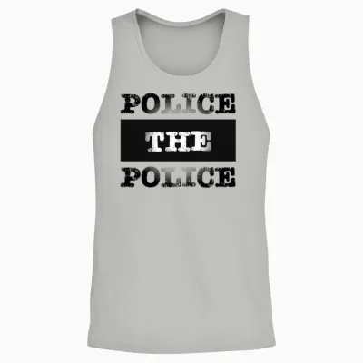Police the Police Unisex Tank Top - Ash