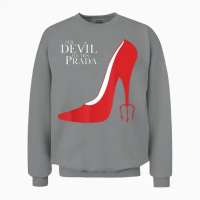 Devil Wears Prada Shoe Unisex Sweatshirt - Sport Grey