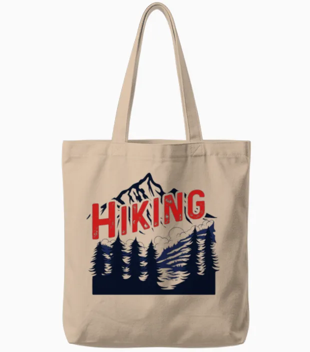Hiking - & Outdoors Tote Bags in Natural