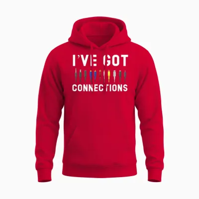 I've Got Connections Information Technology Specialist Unisex Hoodie - Red