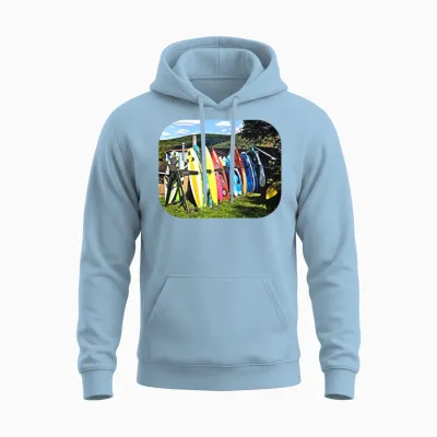 Cooperstown Ny - Kayaks and Paddleboards Unisex Hoodie - Light Blue