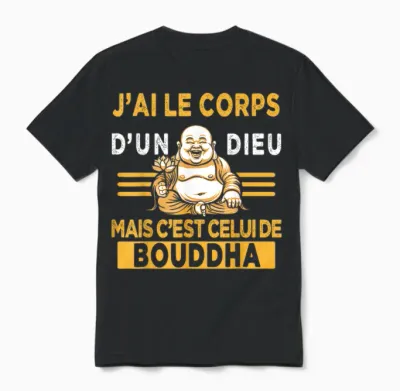 J'ai Le Corps D'un God T-Shirt, Black, S Unisex T-Shirt - Black