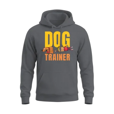 Dog Trainer Dog Trainers Agility Dogs and Dog Owne Unisex Hoodie - Charcoal