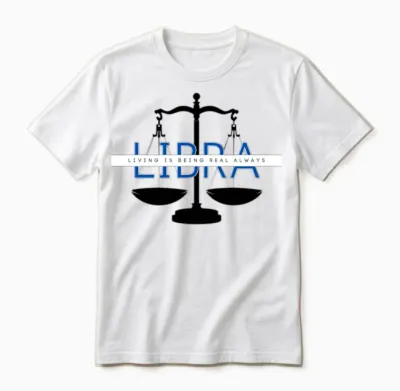 Libra (living Is Being Real Always) Apparel Unisex T-Shirt - White