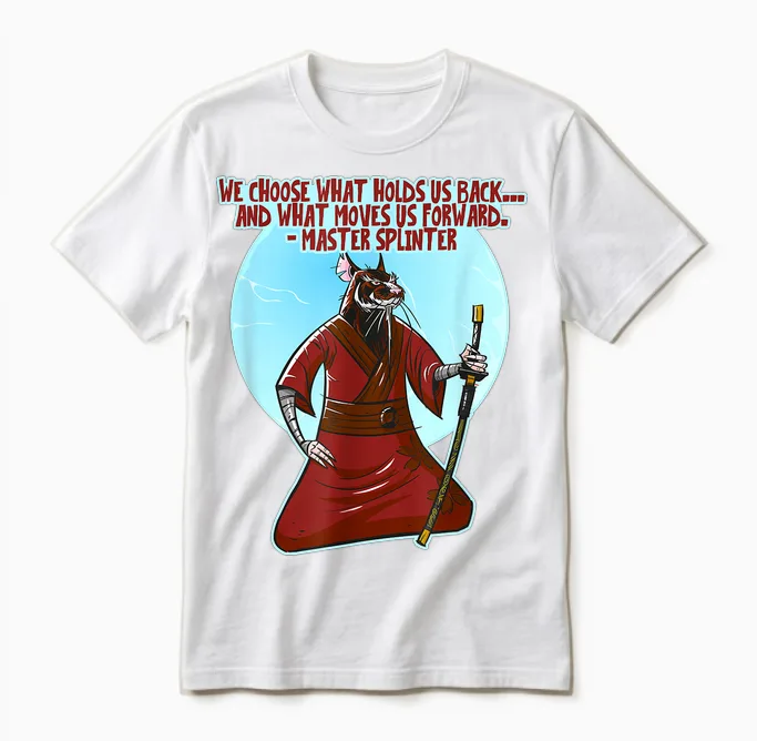 The Wisdom of Master Splinter Unisex T-Shirt in White