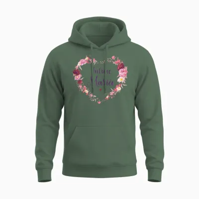 Evjf Future Bride Crown Evjf Terracotta Bride Future T-Shirt, White Unisex Hoodie - Military Green