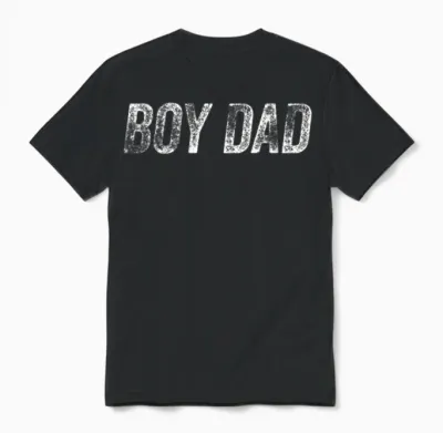 Boy Dad Unisex T-Shirt - Black