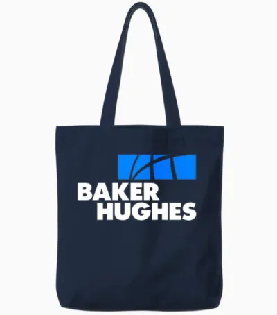 Baker Hughes Oilfield Services Companies Tote Bags - Navy