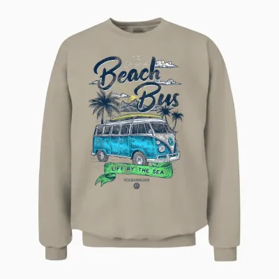 Volkswagen Das Leben Am Meer Vatertag Unisex Sweatshirt - Sand