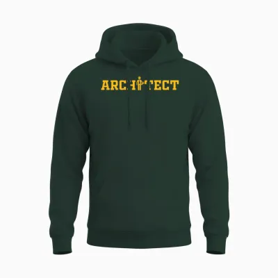 Funny Architect Architect Unisex Hoodie - Forest