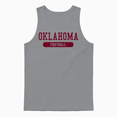 Oklahoma Football Unisex Tank Top - Sport Grey