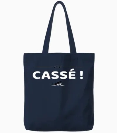 Cult Replica - Vanne De Brice Tote Bags - Navy