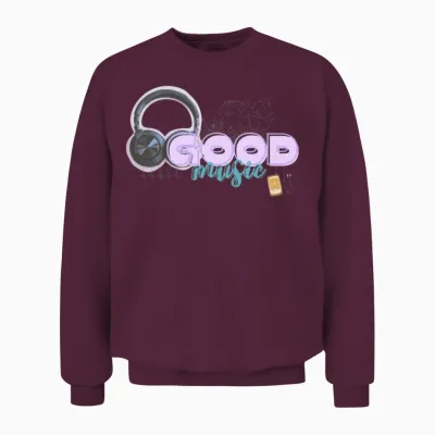 Good Music Unisex Sweatshirt - Maroon