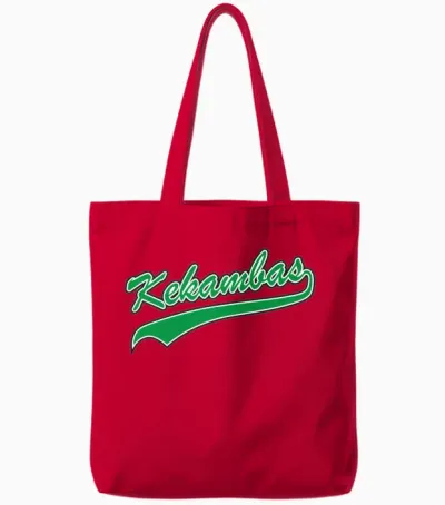 Hard Ball: Kekambas Tote Bags - Red