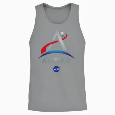 Nasa Artemis Mission Logo Unisex Tank Top - Sport Grey