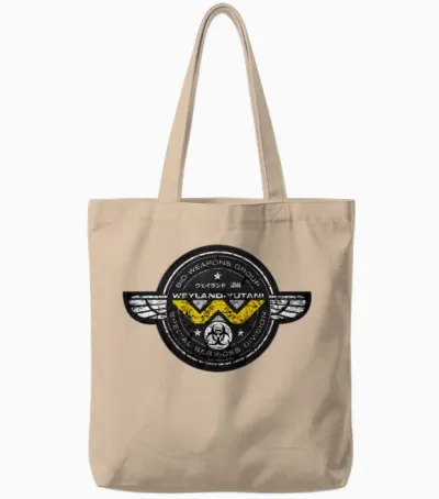 Weyland Yutani Bio Weapons Group Tote Bags - Natural