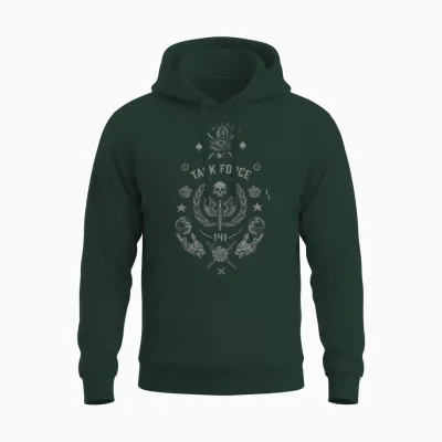 Call of Duty: Modern Warfare 2 Task Force 141 Retro Logo Unisex Hoodie - Forest
