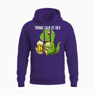 Bier Rex Unisex Hoodie - Purple